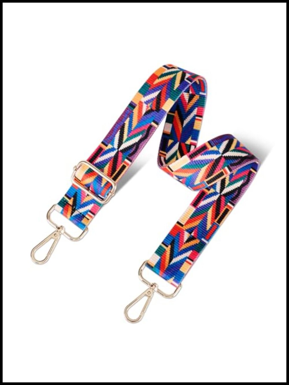Wide Adjustable Crossbody Bag Strap Replacement Nylon Purse Strap
